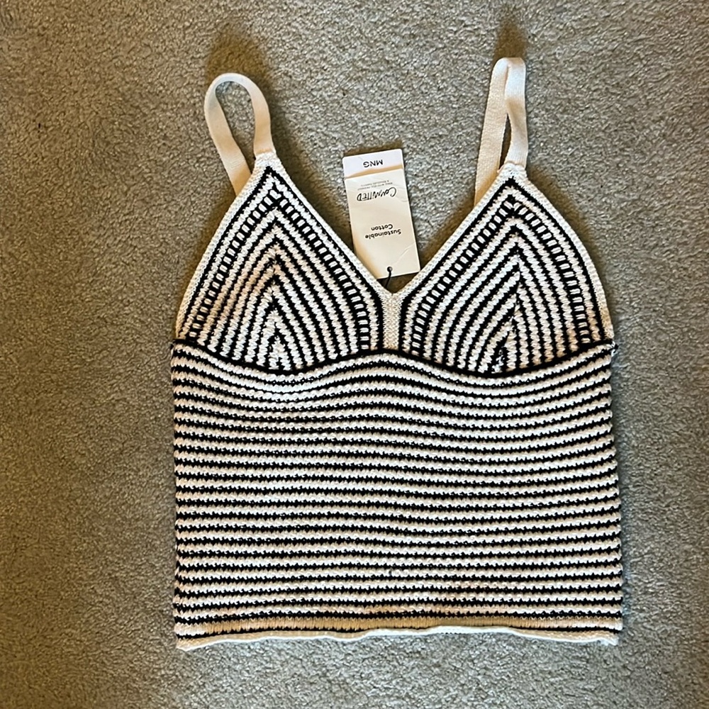 Mango knit top